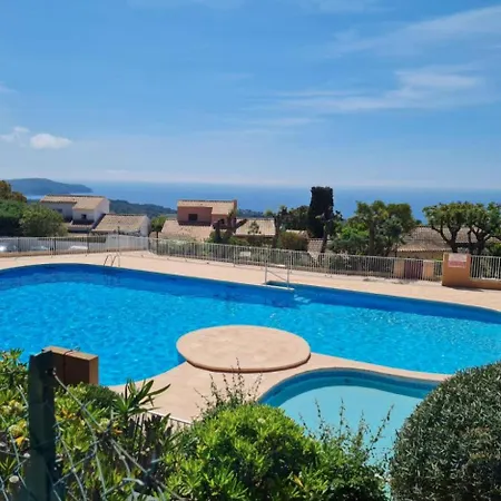 Lägenhet Le Saphir Avec Piscine Et Vue Mer La Croix-Valmer